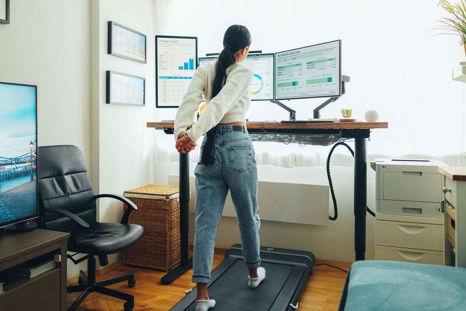 Why should you consider having a treadmill in your workspace?