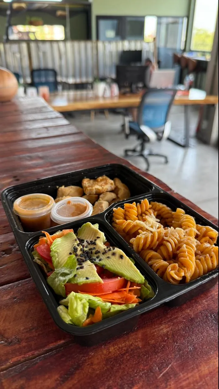 another food shown in delivery container