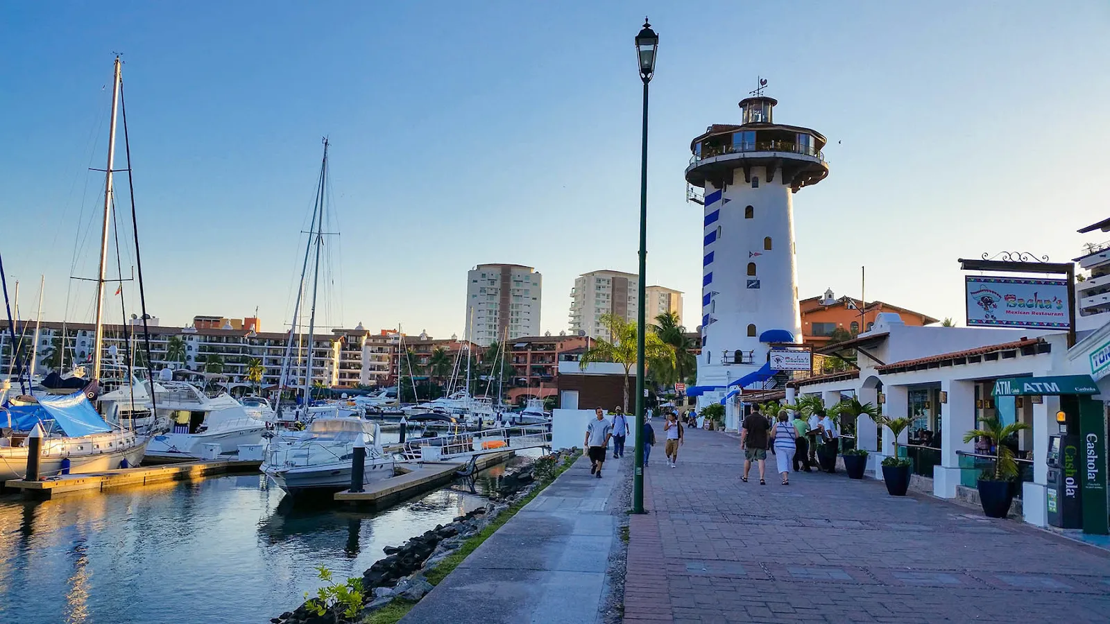 Walking in Marina Vallarta