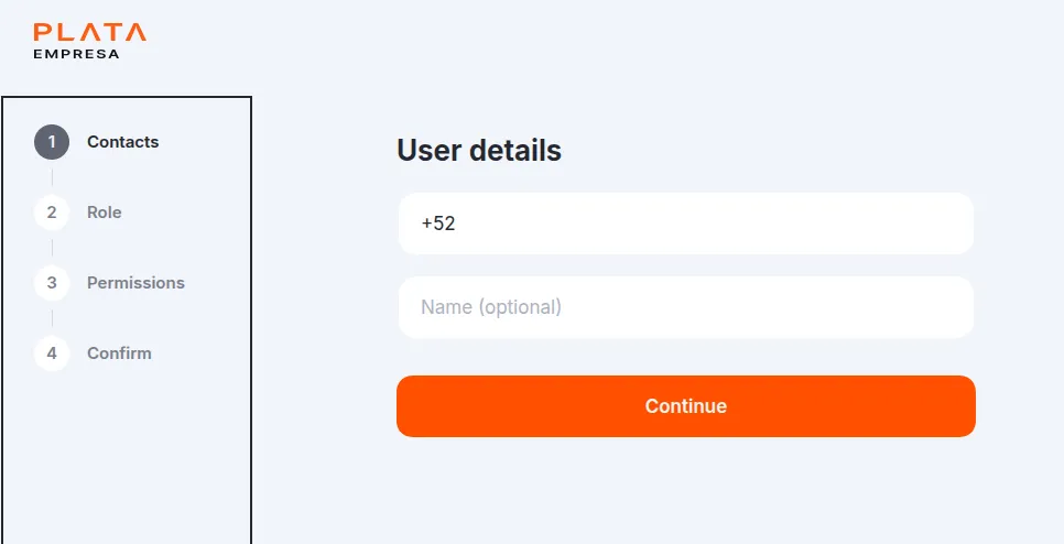 Plata user-access controls